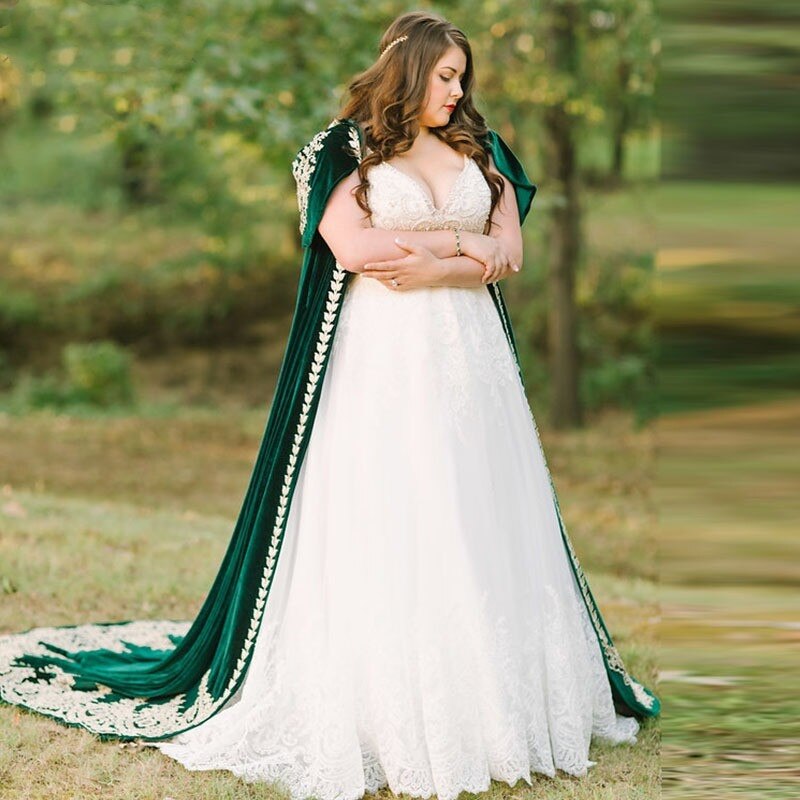 Gold Velvet Bride Cloak