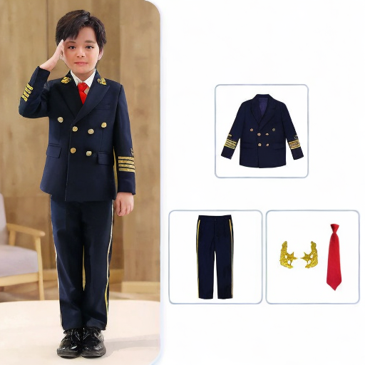 Pilot Uniform Suit Kids