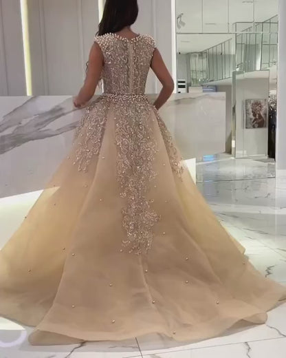 Elegant Champagne Mermaid Dress